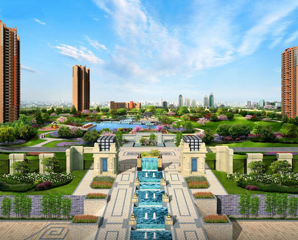 恒大書香門第實(shí)景圖