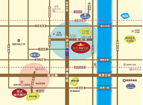 恒大御景半島位置圖