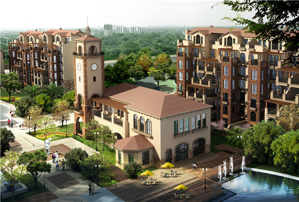 中冶·大學(xué)里四期雅境鳥瞰圖