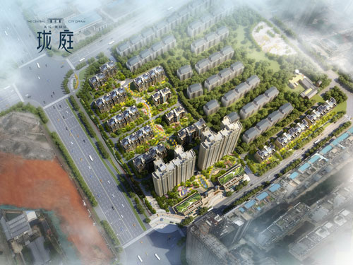 天元美居樂4期瓏庭鳥瞰圖