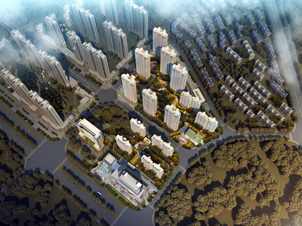 旭輝中南·樾府鳥瞰圖