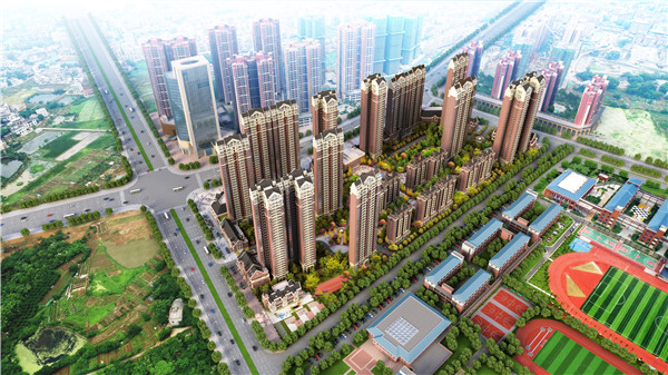 大漢紫敬龍城鳥瞰圖