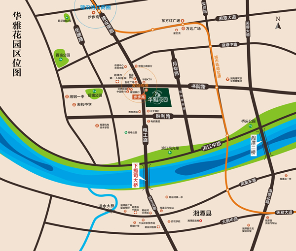 天元華雅景園位置圖