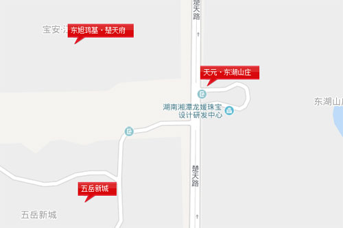 東旭鴻基·楚天府位置圖