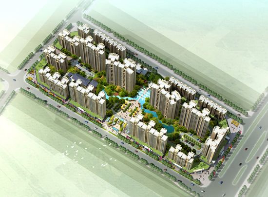 百合御都鳥瞰圖