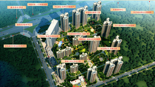碧桂園天璽鳥瞰圖