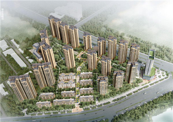 金僑·印象湘江鳥瞰圖