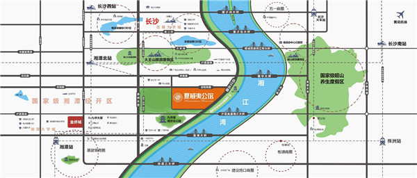 金僑·印象湘江位置圖