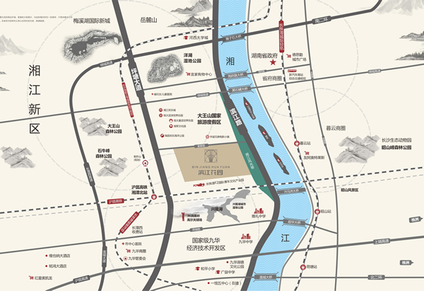 和達濱江花園位置圖