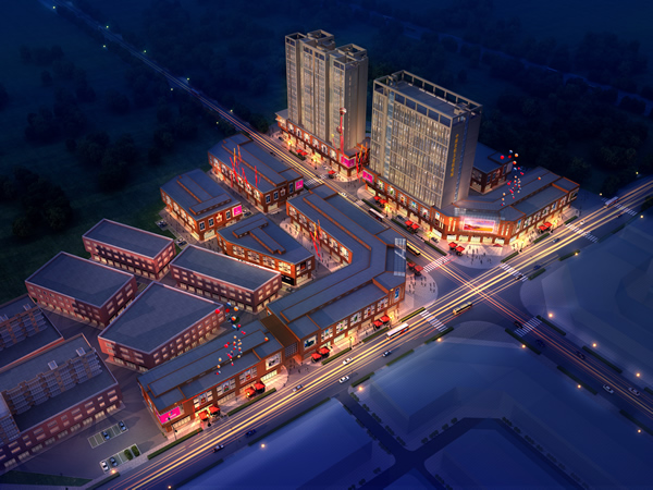 中南農(nóng)機五金機電城鳥瞰圖