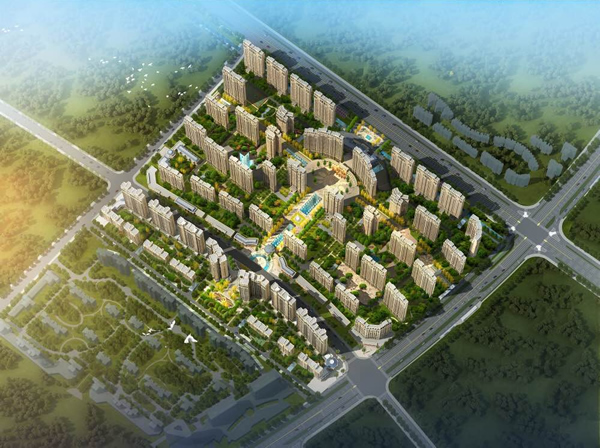 天元御城鳥瞰圖