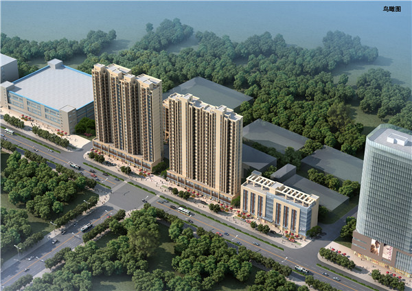 華宇金苑鳥瞰圖