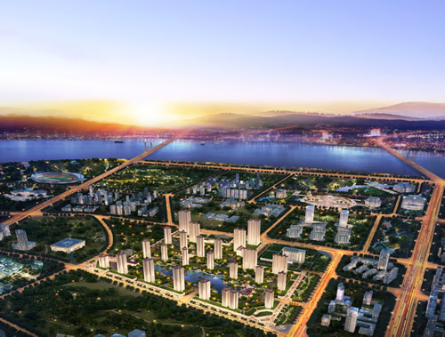 恒大翡翠華庭鳥(niǎo)瞰圖