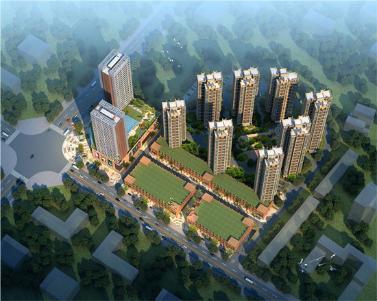 太陽(yáng)城鳥瞰圖