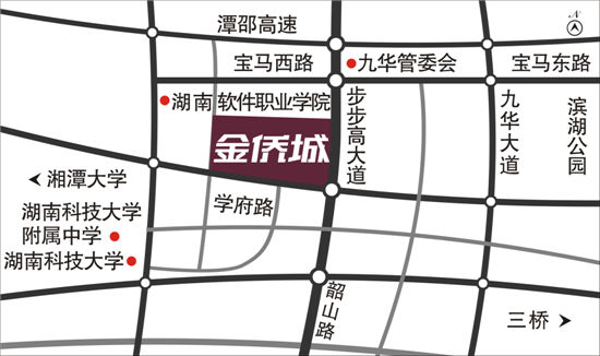 金僑城·睿府位置圖