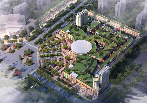 家家美建材家居生活廣場鳥瞰圖