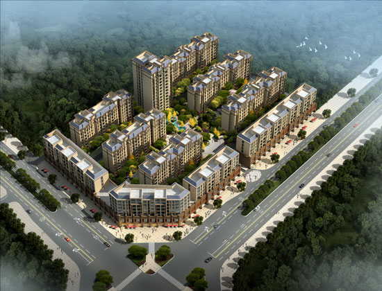 希望之都鳥(niǎo)瞰圖