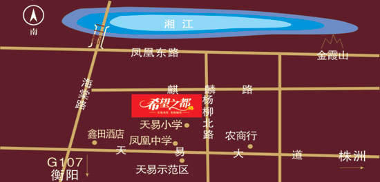 希望之都位置圖