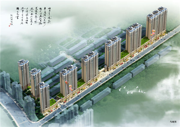 五江天驕鳥瞰圖