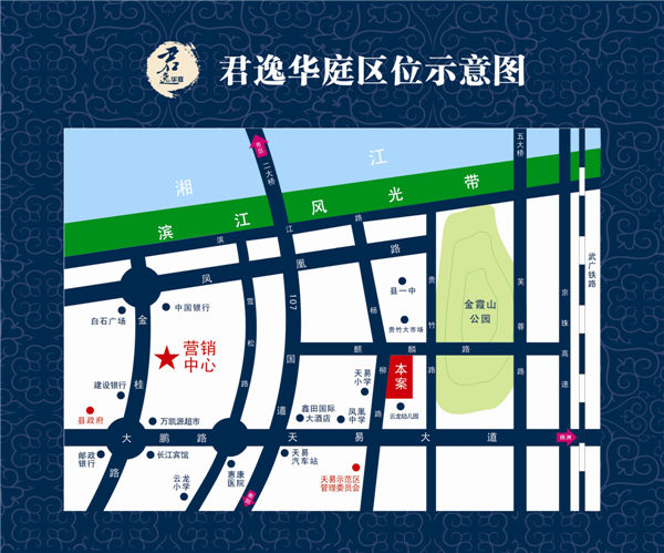 君逸華庭位置圖