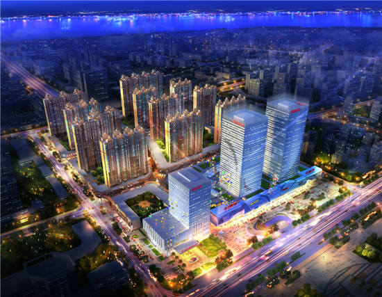 湘潭萬(wàn)達(dá)廣場(chǎng)鳥瞰圖