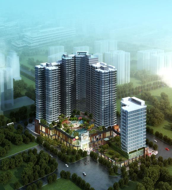 中瀚·聚龍廣場鳥瞰圖