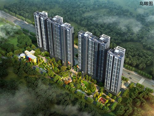 濱湖名苑鳥瞰圖