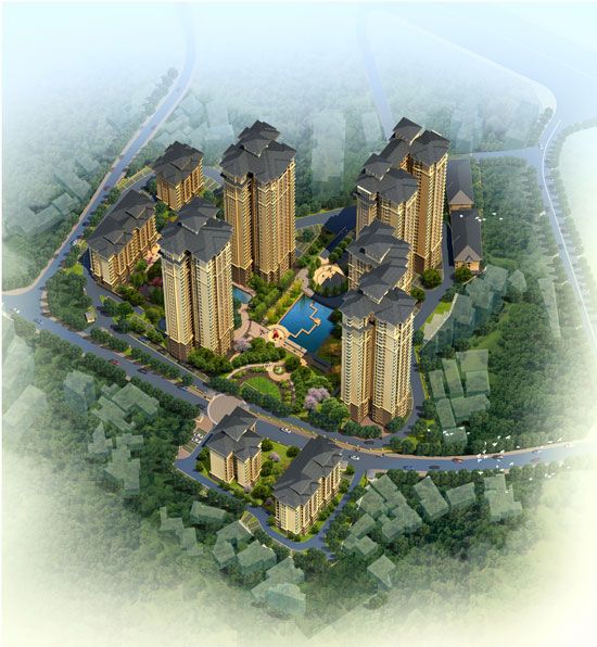 天元·貴府鳥瞰圖