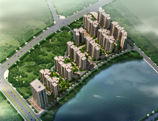 裕鑫水岸龍庭鳥瞰圖