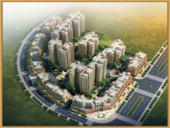 乾隆尚書苑鳥瞰圖