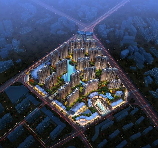 東方名苑二期鳥(niǎo)瞰圖