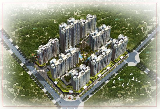 鴻達金域世家鳥瞰圖