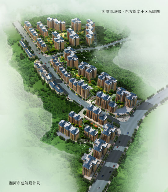 天元·東方錦泰鳥瞰圖