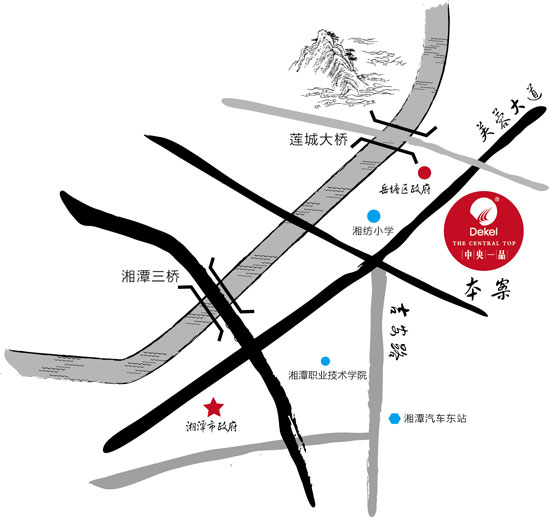 中央一品位置圖