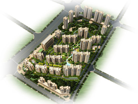 中央一品鳥(niǎo)瞰圖