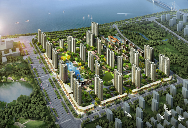 恒大御景半島鳥瞰圖