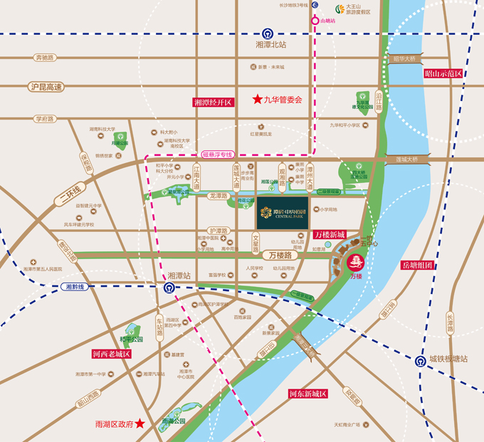 潭房中央公園位置圖