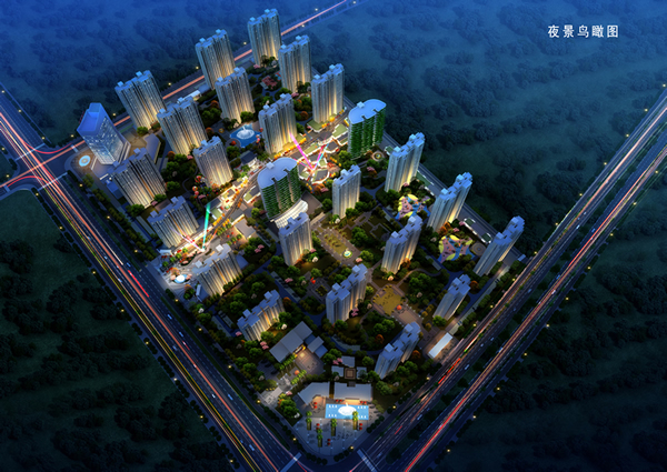 璽宇·悅城國際鳥瞰圖