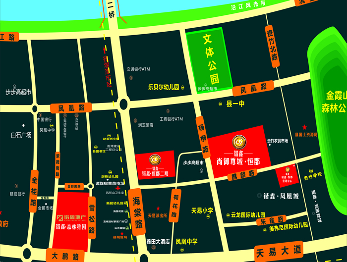 鍇鑫恒郡二期位置圖