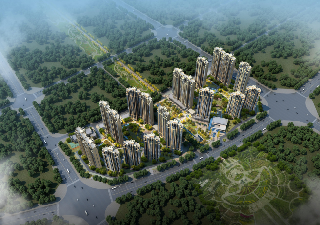 長房·萬樓公館鳥瞰圖