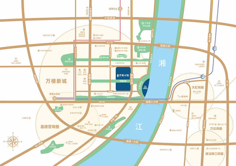 長房·萬樓公館位置圖