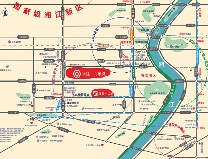 永達·九華府位置圖