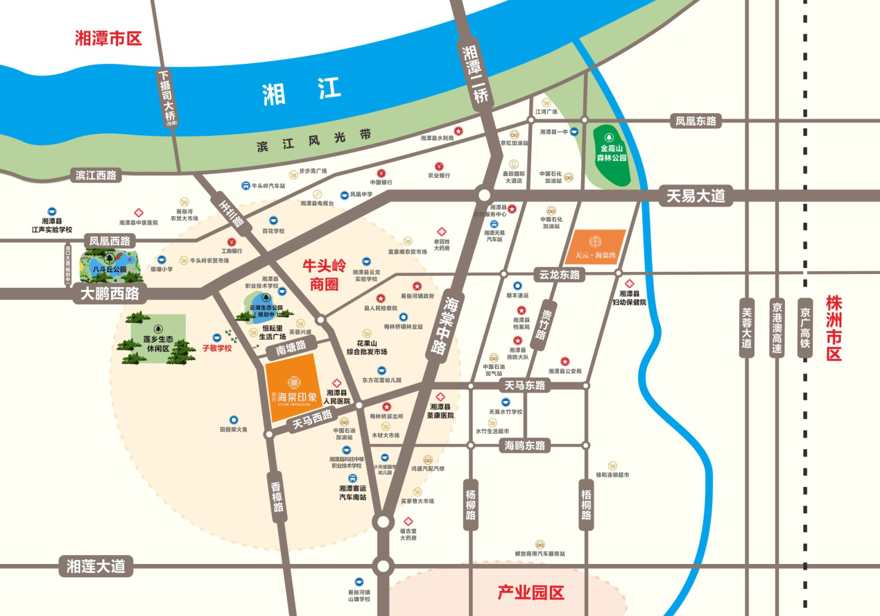 天元·海棠印象位置圖