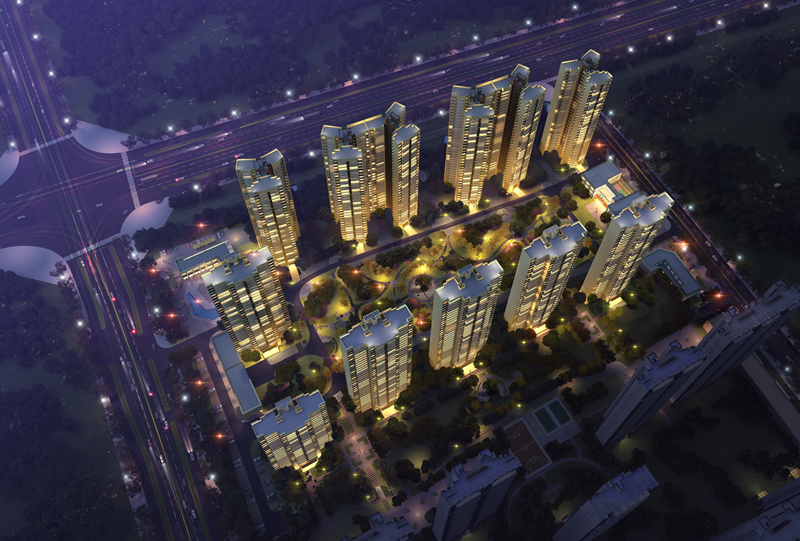 碧桂園·學(xué)府公園鳥瞰圖