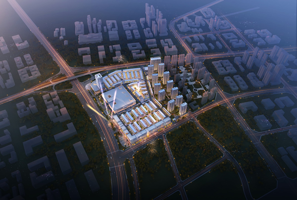 湘潭商貿中心鳥瞰圖