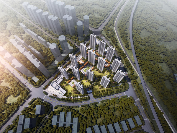 中駿世界城鳥瞰圖