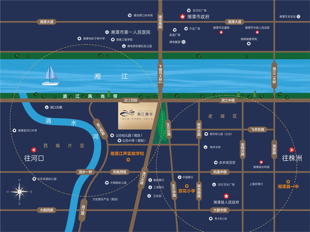 湘江壹號位置圖